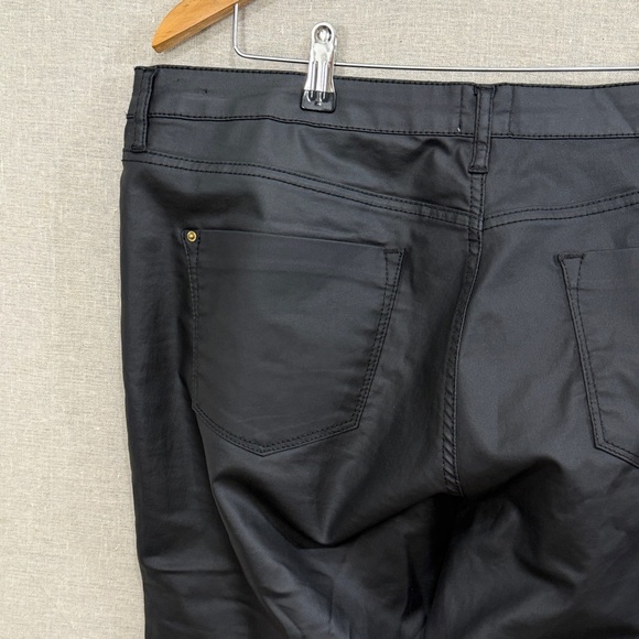 ASOS Denim Wax Coated Gold Chain Jeans 14 - Picture 8 of 12